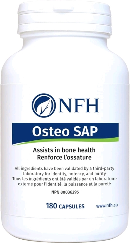 New NFH Osteo SAP, Helps Development & Maintenance of Bones, Teeth, Cartilage and Gums, 180 Caps | Retails Over $55!