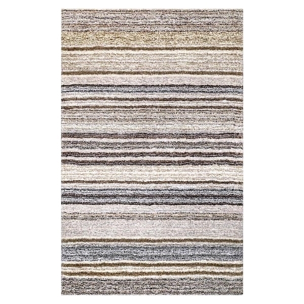 New Nuloom Classic Striped Shag Rug 4 by 6" Retails for $70