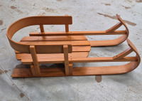 AS New Children's Wooden Sleigh