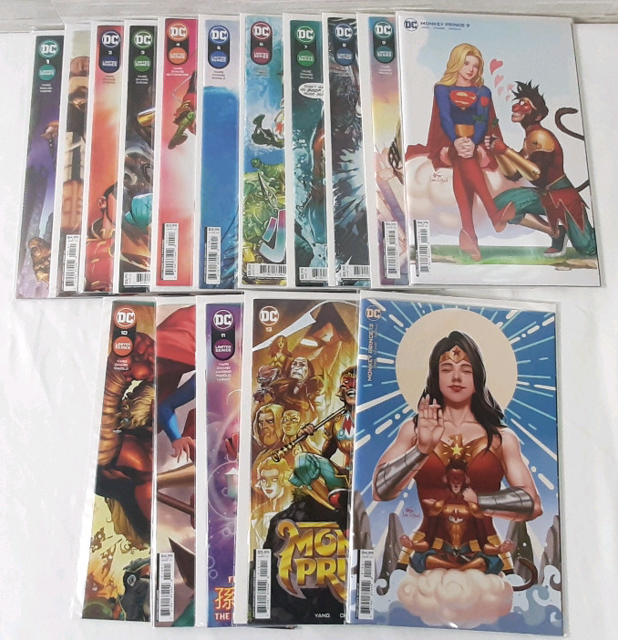 High Grade DC Monkey Prince (2022) Comics, Issues #1-12, Includes Variants for #1, 9, 10 & 12 (Complete Run)