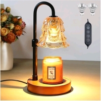 New Candle Warmer Lamp, Dimmable Adjustable Height Lamp with 2*50W Bulbs. Stands up to 11" Tall.