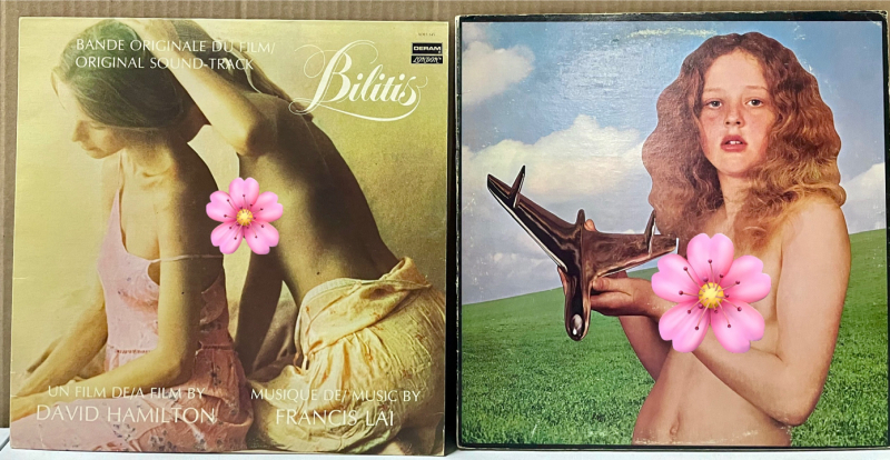 [Wow!] RARE BANNED COVERS | 2 LPs | Soundtrack from BILITIS | BLIND FAITH | Scuffs and Scratches Present
