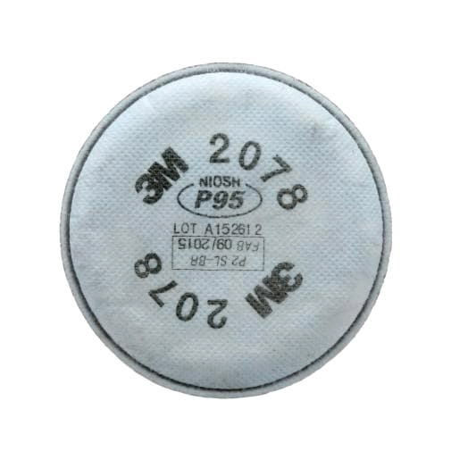 5 New 3M 2078 - P95 Particulate Filters