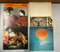 7 Vintage SANTANA LPs | See Photos for Titles | Scuffs and Scratches Present