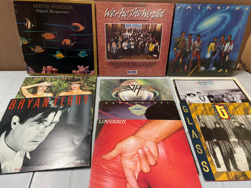 10 1980&rsquo;s POP LPs | Eclectix Mis of Artists | See Photos for Titles | Scuffs and Scratches Present