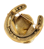 Western Hat Brooch Horseshoe with Sparkling Rhinestones Approximately 1.75 x 1.73 inch - 2