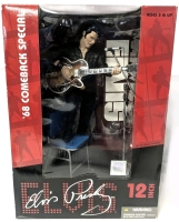 Sealed Vintage 2004 MCFARLANE Toys '68 Comeback Special 12" ELVIS PRESLEY Super Stage Figure