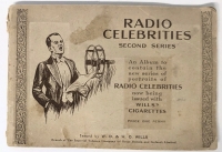 [Complete] Vintage Will's Cigarettes RADIO CELEBRITIES Second Series Album, Full with Portraits of Radio Celebrities