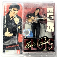 Sealed 2004 MCFARLANE Toys '68 Comeback Special ELVIS PRESLEY Collectable Figure, 6" Tall
