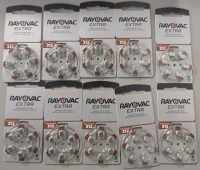 60 New Sealed RAYOVAC Size 312 Hearing Aid Batteries. (10 Packs of 6). BB 2028/09/21.