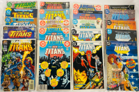 20 Vintage DC The New Teen Titans Comics, Various Comics from 1984-1995, Including Titans $ell-Out.