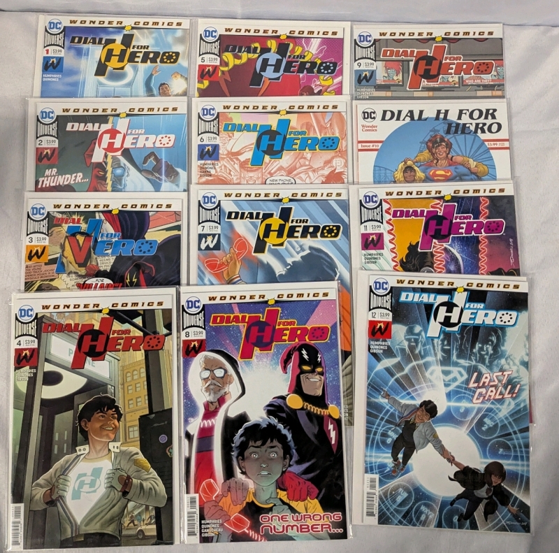 12 DC Wonder Comics Dial H For Hero. Full Run. Issues 1-12