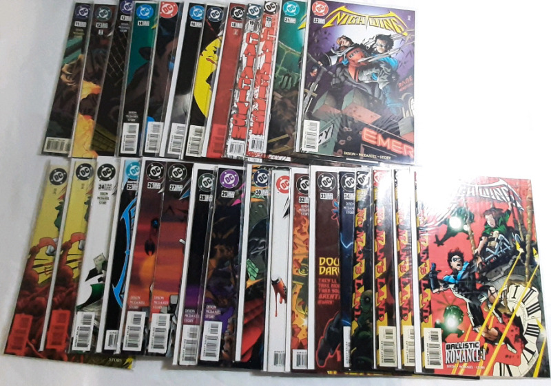 High Grade DC NightWing (1997) Comics, Issues #11-38, Includes #23 Duplicate (Complete Run)