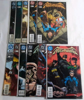 High Grade DC NightWing (1996) Comics, Issues #1-10, Includes #4 Duplicate (Complete Run)
