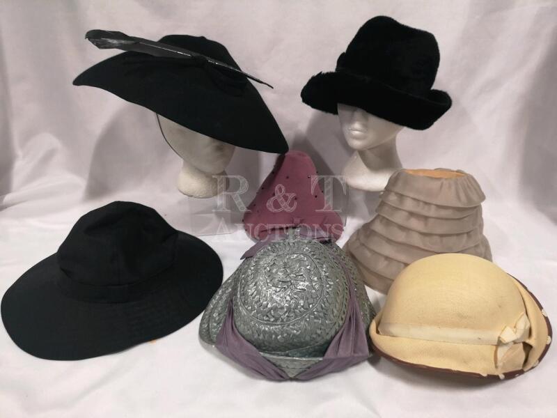 7 Vintage Ladies Hats