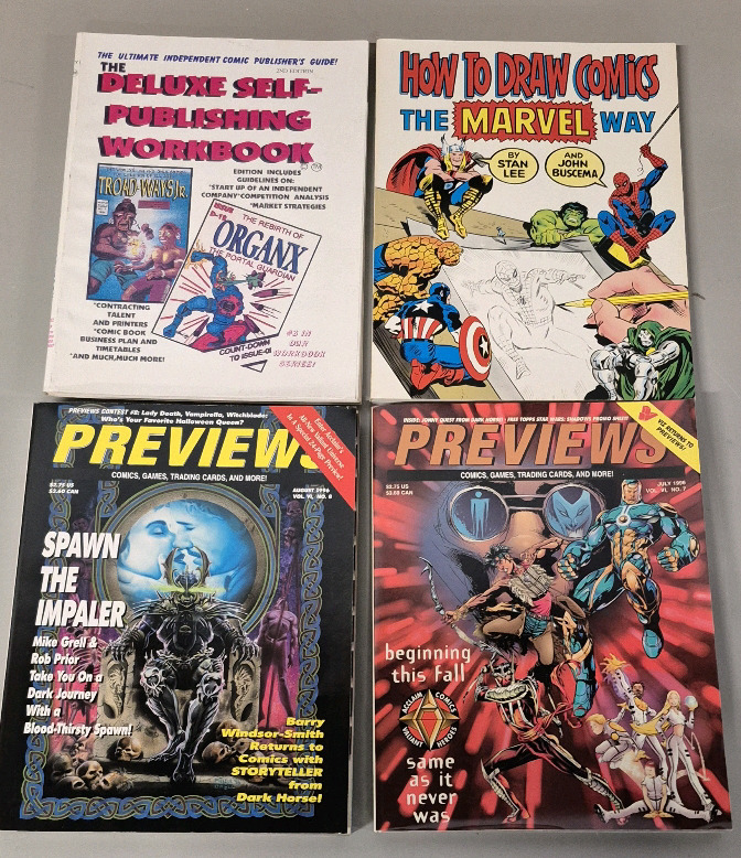 1996 Previews Collector Reference Books for Comics, Games, Trading Cards++