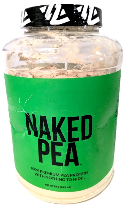 New NAKED PEA 100% Pea Protein with Nothing to Hide, EXP 02/2027, 5lb Jug | Retails $89.99!