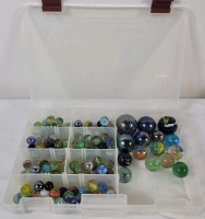 Assorted Marble Lot . Various Sizes , Colors & Types .