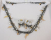 Fifth Avenue Collection Necklace & Earring Set w/Original Box . Necklace measures 17" long - 2