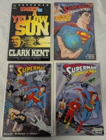 4 DC Superman Comics. Complete Run of Superman Space Age & Under a Yellow Sun.