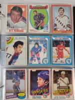 1970 - 2020 New York Rangers NHL Hockey Trading Card Singles , 207 Trading Cards