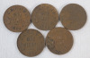 1920 - 1936 Canadian King George V Small One Cent Pennies . 1920 &times;2 , 1928 , 1929 &times;2 , 1932 &times;4 , 1933 &times;3 , 1935 &times;2 & 1936 . Fifteen (15) Coins . - 3