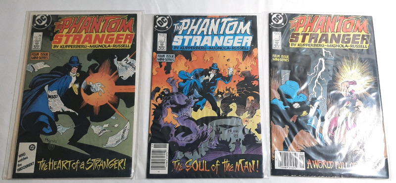 Mid to High Grade DC The Phantom Stranger (1987) Comics, Issues #1, 2, & 4 (Incomplete Run)