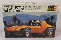 Vintage 1969 Revell Bill Cushenberry's Gypsy Dune Buggy Model Kit w/Original Box. 1/25 Scale . Also includes Paint & Vintage Glue