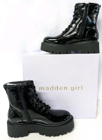 New in Box | Size 7 Women's MADDEN GIRL Chant Combat Boots with Zipper Access on Side