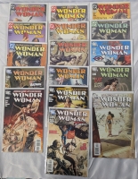16 Vintage DC Wonderwoman Comics. Issues 211-226 of the Rucka Run.