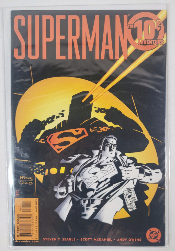 DC Comics 2003 SUPERMAN : The 10 Cent Adventure No. 1 - One Shot . 1st Appearance Cir-El . Bagged & Boarded . , Well Taken Care Of , High Grade