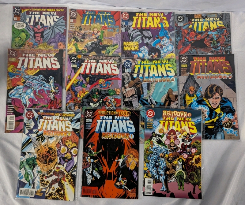 11 DC The New Teen Titans Comics.