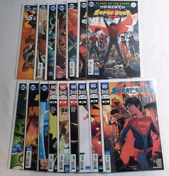 High Grade DC SuperSons (2017) Issues #1-16 (Complete Run)