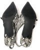 New in Box | Size 9 Women's MADDEN GIRL Krystal-R Slingback Kitten Heels, Black/White - 5