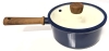 New CAROTE Navy Blue Induction Compatible Cookware for All Cooktops : 8.5" Diameter &times; 3.5" Tall Pot with Lid