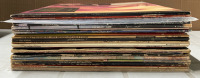 20+ Vintage LPs - An eclectic grab-bag lot | Includes Guitar Pick shaped 45rpm | Scuffs and Scratches Present