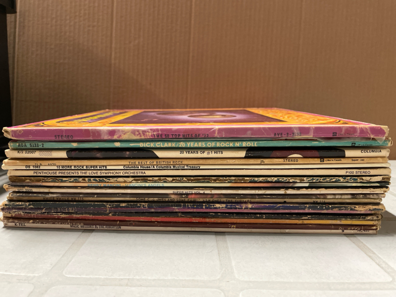 15+ Vintage ROCK & POP OF THE 50s, 60s and some 70s COMPILATIONS | See Photos for Titles | Scuffs and Scratches Present