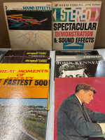 11 Vintage HISTORY, SPORTS & SOUND EFFECTS LPs | Listen to JFKs 1961 Inaugural Address or the Story of Apollo 11 | John Kennedy - My Kind of Guy is Orginal Sealed | See Photos for Titles | Scuffs and Scratches Present
