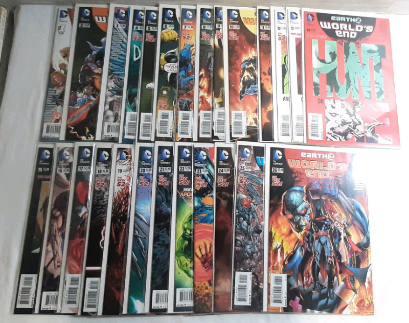 High Grade DC Earth 2: World's End (2014) Issues #1-26 (Complete Run)