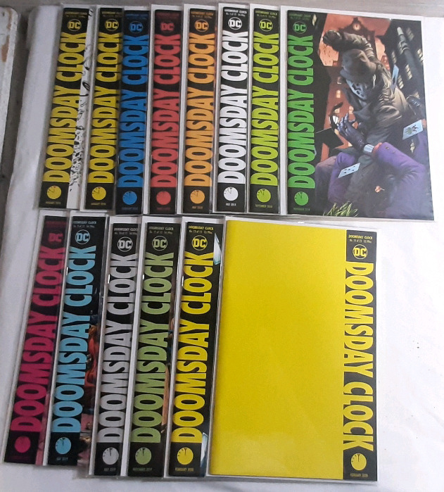 High Grade DC Doomsday Clock (2018) Issues #1-12, All Variant Covers (Complete Run)