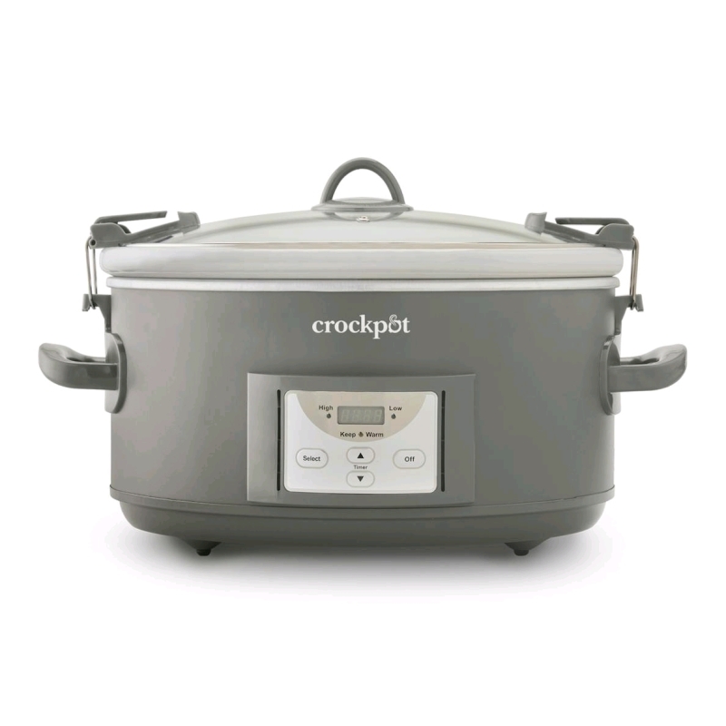 New Crock-Pot Programmable 7-Quart Cook and Carry Slow Cooker.