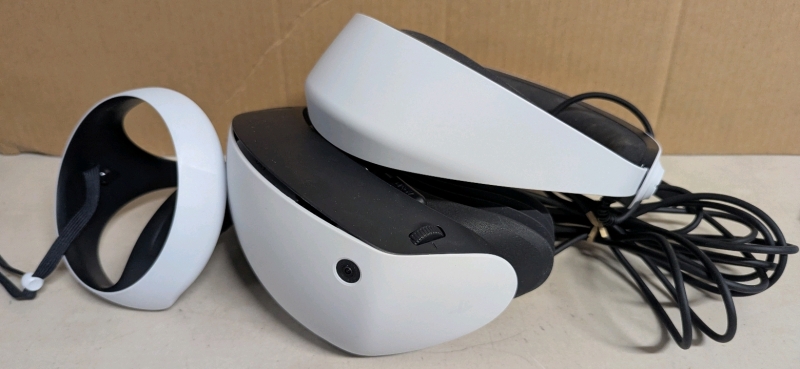 As Is Playstation VR2 Header and Left Controller. Right Controller Not Included.