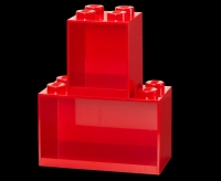 New Lego Brick Shelf Set. Measuring over 8.5" high, 12.5" wide and 6.5" deep