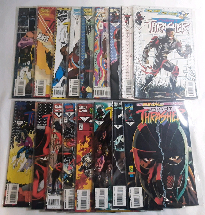 High Grade Marvel NightThrasher (1993) Issues #4-17, #19-21 (Incomplete Run)