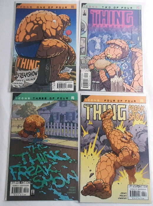 High Grade Marvel The Thing Freak Show (2002) Issues #1-4 (Complete Run)