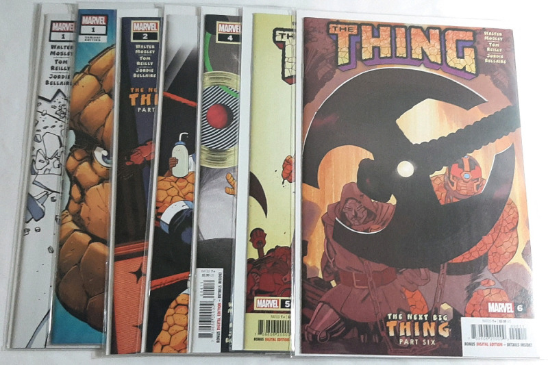 High Grade Marvel The Thing (2021) Issues #1-6, Includes #1 Variant (Consecutive Run)