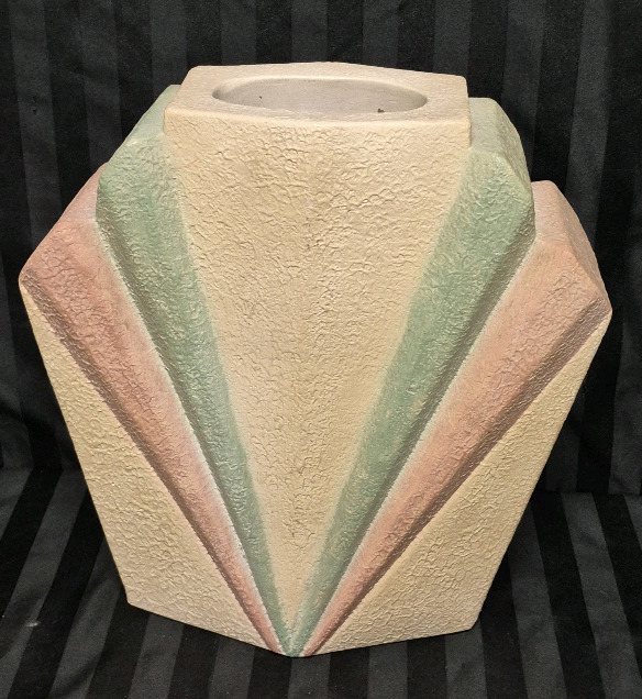Beautiful Vintage Art Deco Style Large Vase 15.25" Tall