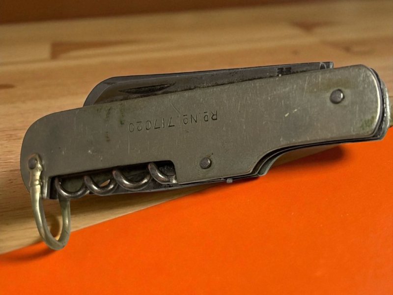 Swanson Western Works Sheffield Knife RD NO 71720 Pocket Knife Tool Made in England 3.5 inch