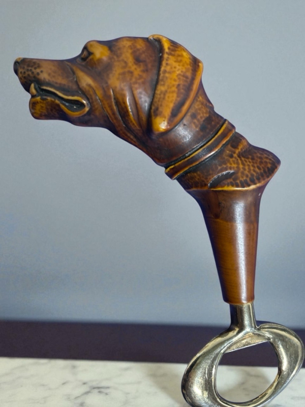 Fantastic Hound Dog 1970&rsquo;s Bottle Opener Large Unusual approximately 5.5 Inch Great Table Display