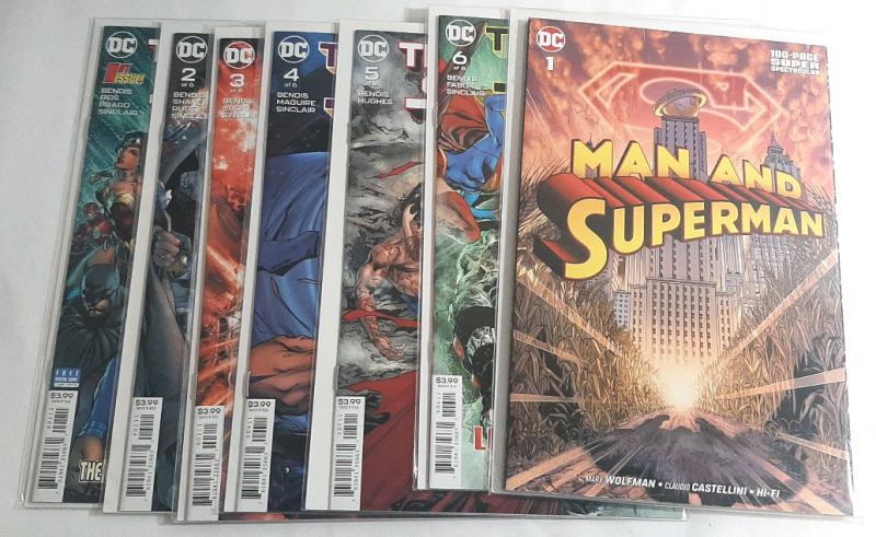 High Grade DC The Man of Steel (2018) Issues #1-6, Includes Annual #1 (Consecutive Run)